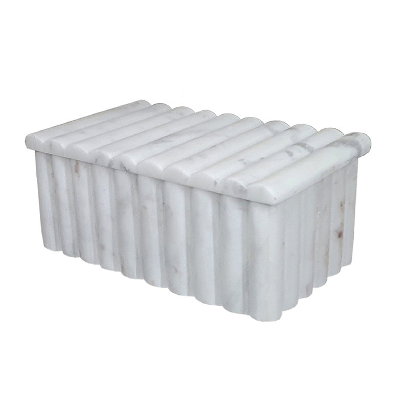 Boîte décorative Colina, Blanc