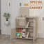 Cages et abris en bois durables pour petits animaux, 4 niveaux avec rangement, conception moderne pour la maison