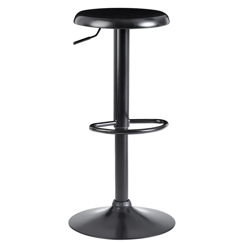 Lucien Swivel Adjustable Height Counter Stool with Metal Frame