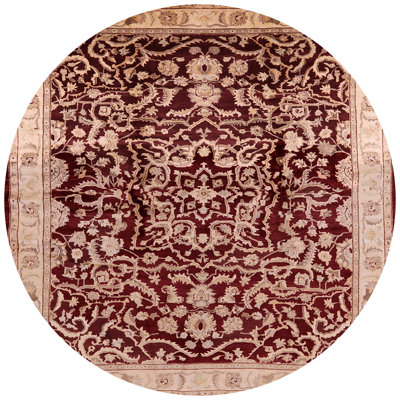 Tapis beige / rouge Ottar