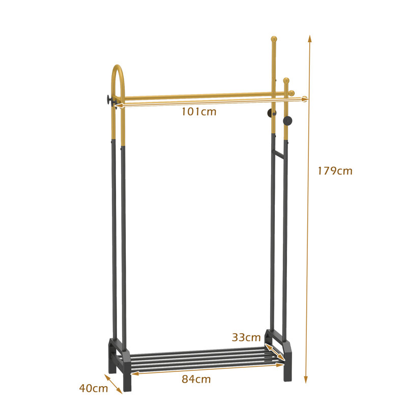 101 cm Clothes Rack