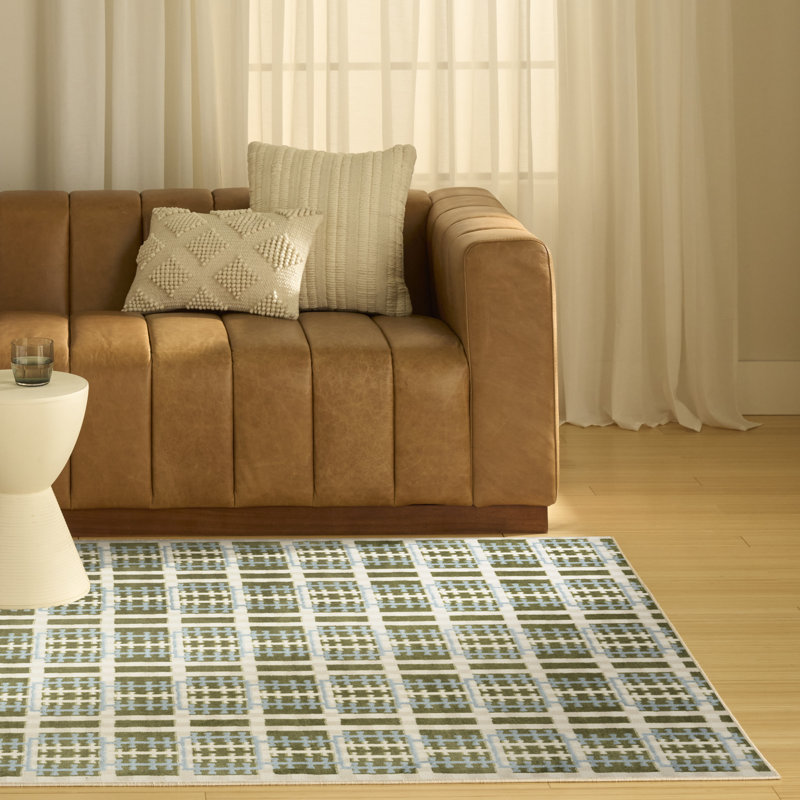 Tapis bleu James Green, Rectangle 4pi x 6 pi