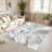 Galaxy Series Abrstract Black/Gray/Ivory/Beige Area Rug-952067039