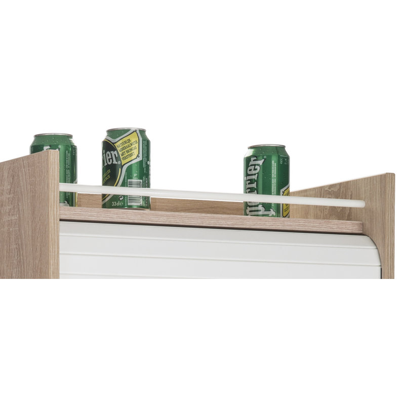 Eoin 76.6cm Kitchen Pantry, Oak/White