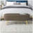Ottoman Oval Storage Bench ith Metal Legs-552244802