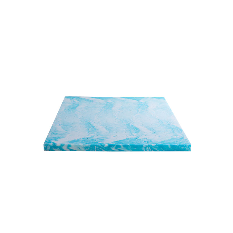 Ventilated Liquid Gel Aero Fusion Memory Foam, Bed Mattress Topper For Pressure Relief, Queen, 2"