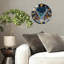 Numbers-1-12-Winter-Village-Clock Art - 12‘’ Modern Glass Wall Clock