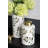 Lidded Jar - Green/Gold/White-2010424171