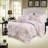 Reversible King Bedding Sets, Soft Polyester Floral Farmhouse Home Quilt