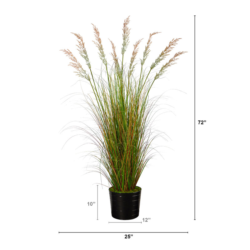 Gazon artificiel en pot, Jaune, H 72 po x l 25 po x P 25 po
