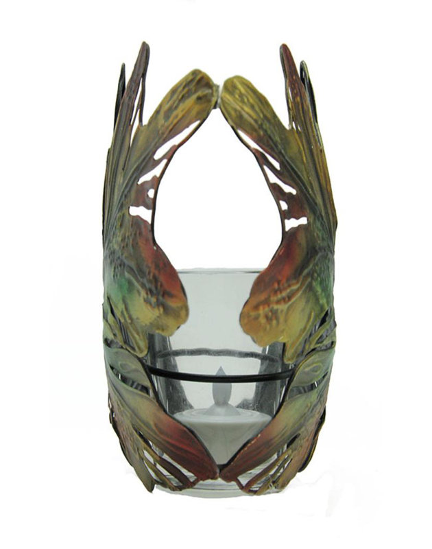 Porte-bougie 6 po Green and Brown