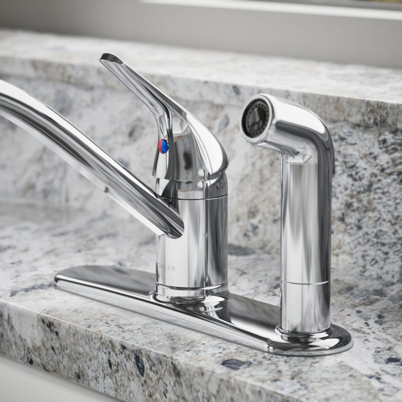 Single Handle Kitchen Faucet with Side Spray