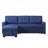 Upholstered Pull out Sectional Sofa with Chaise-889018499