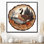 «Grazeose Autumn Canadian Goose By The Wooden Lake III», art mural sur toile