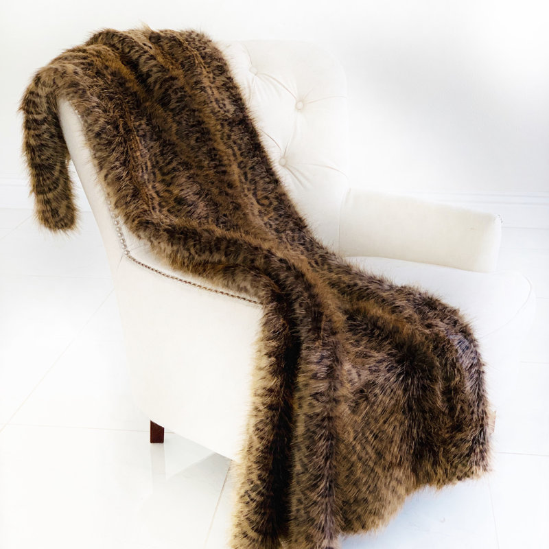 Knitted Throw Blanket, 90" W x 90" L, Blanket