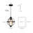 1 - Light Single Globe Pendant