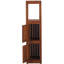 Sula Five-Tier Square Stand with Bottom Doors and Open Top