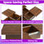 39.4 Inch Square Coffee Table With Sliding Top And Storage