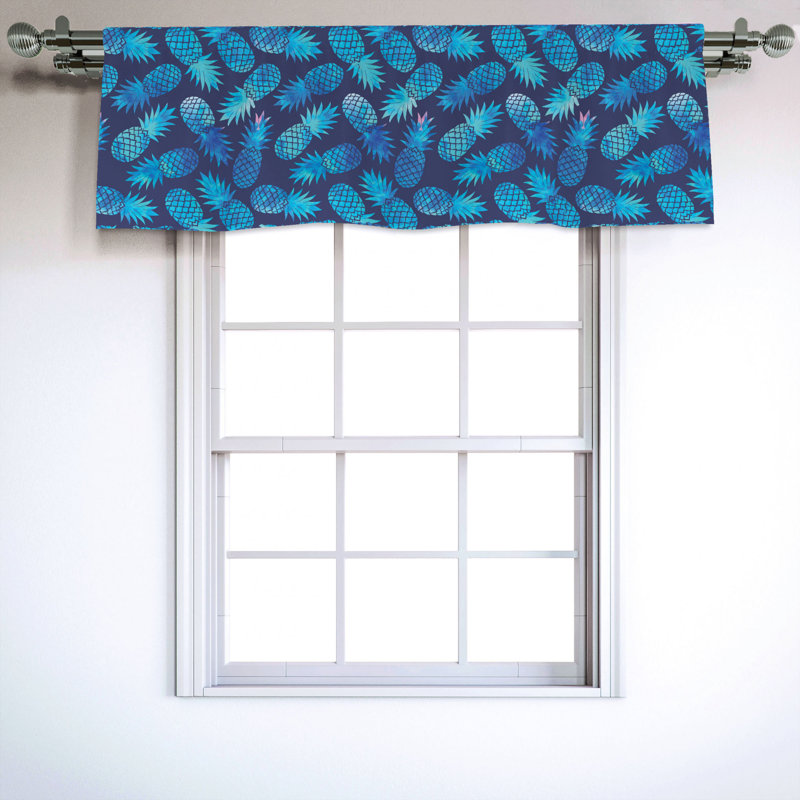 Sateen Ruffled Window Valance