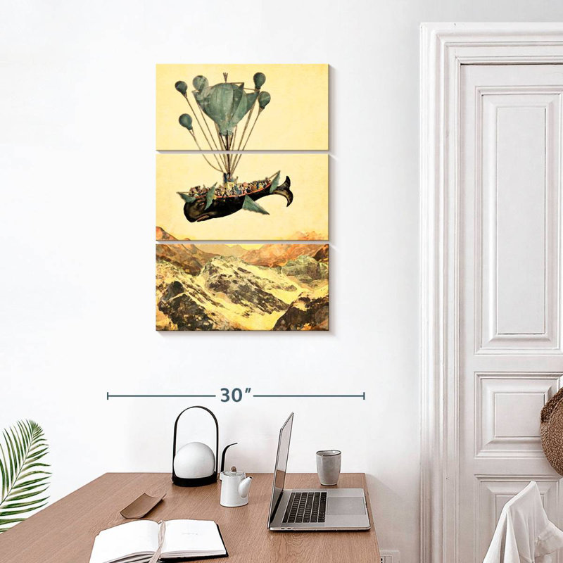Kelan Flying Whale, 32" H x 20" W