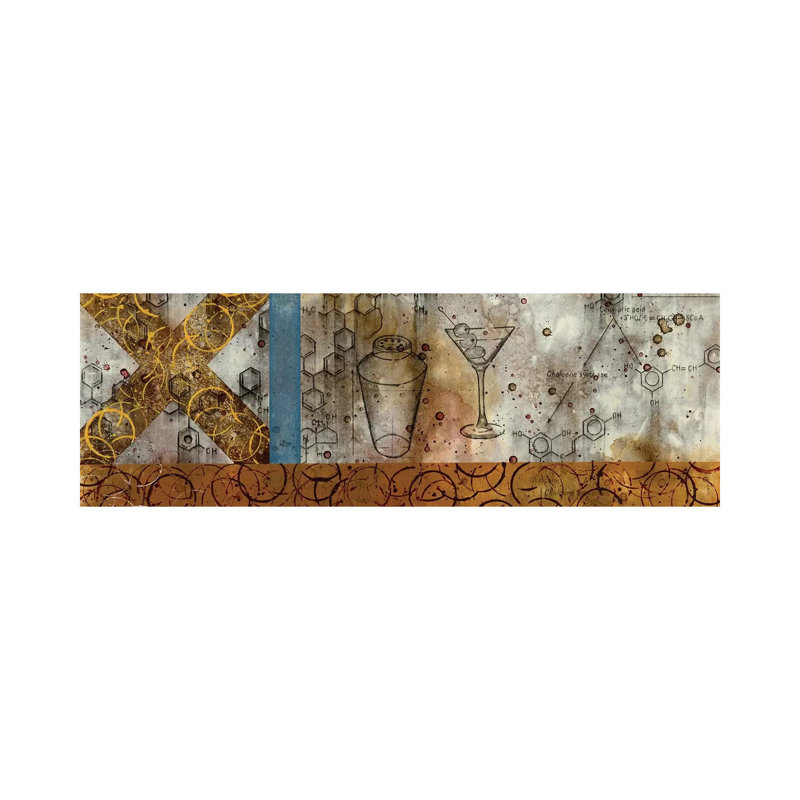 Chemical Abstract Miracle V by Taylor Smith - Panoramic Print on Canvas, 40.64cm H x 121.92cm W x 3.81cm D, Wrapped Canvas