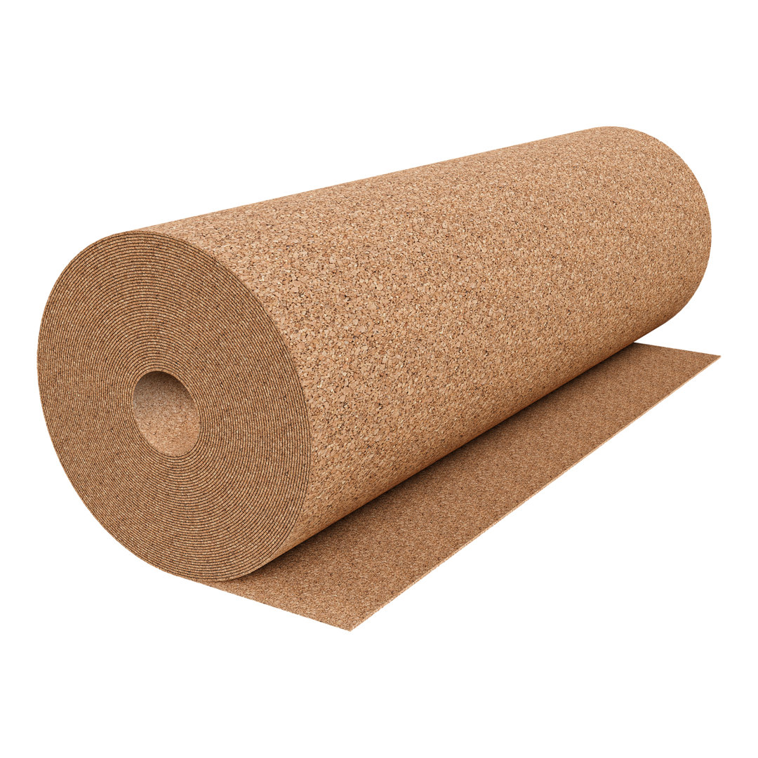 QEP 1/4" (6 mm) Natural Cork Underlayment Roll (200 sq. ft.) QEP