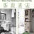 Taeron Oak Freestanding Linen Cabinet-1721996356