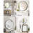 18 Inch Round Mirror For Wall, Gold Metal Frame Circle Mirror, Round Bathroom Mirror For Wall Decor-1136758938