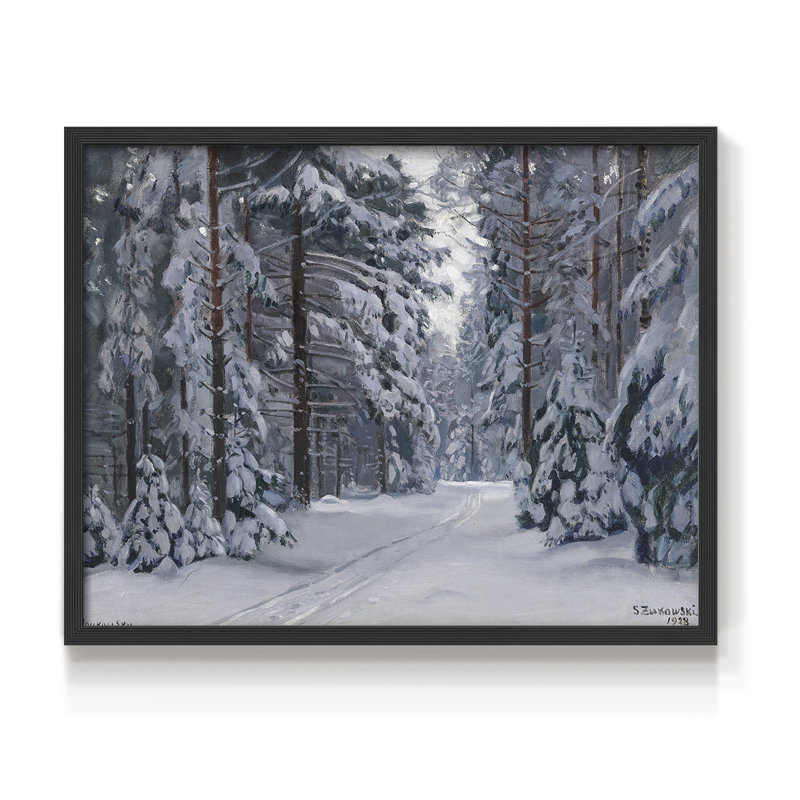 Paysages rétro-CCVI-reproduction encadrée, H 8 po x l 10 po, Noir