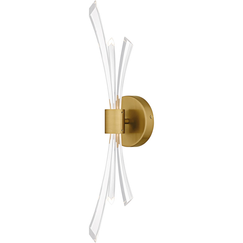 Cecily Integrated LED  Wall Sconce, Brushed Gold