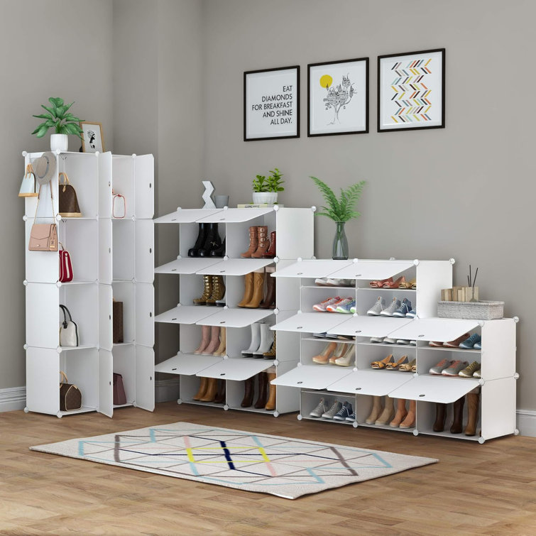 Rebrilliant 28 Pair Shoe Rack | Wayfair.co.uk