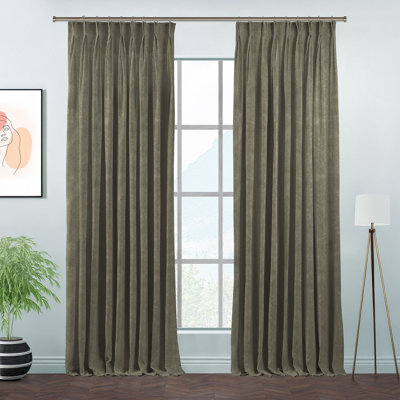 Room Darkening Single Curtain Panel
