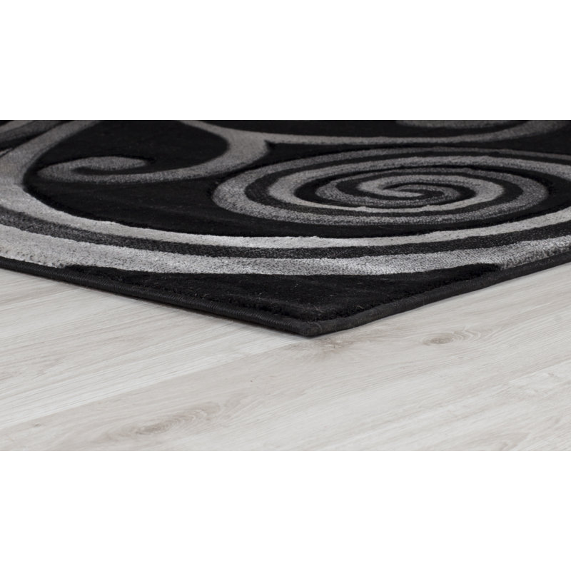 Adonia Abstract Indoor Rug, Rectangle 3'9" x 5'9"