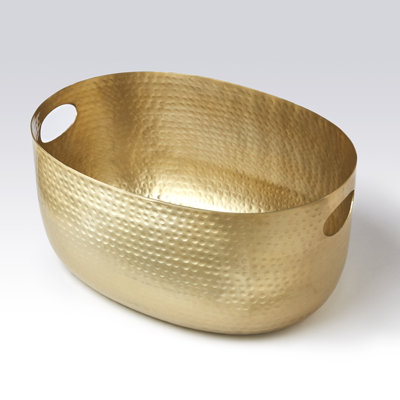 Seau à glace en aluminium martelé