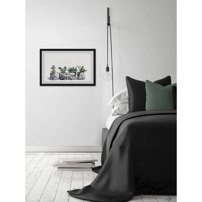 Classy Pots - Single Picture Frame Painting, 20cm H x 30cm W