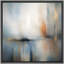 «Abstract Landscape», impression sur toile encadrée de décorations murales modernes bleues-109881792-109881790