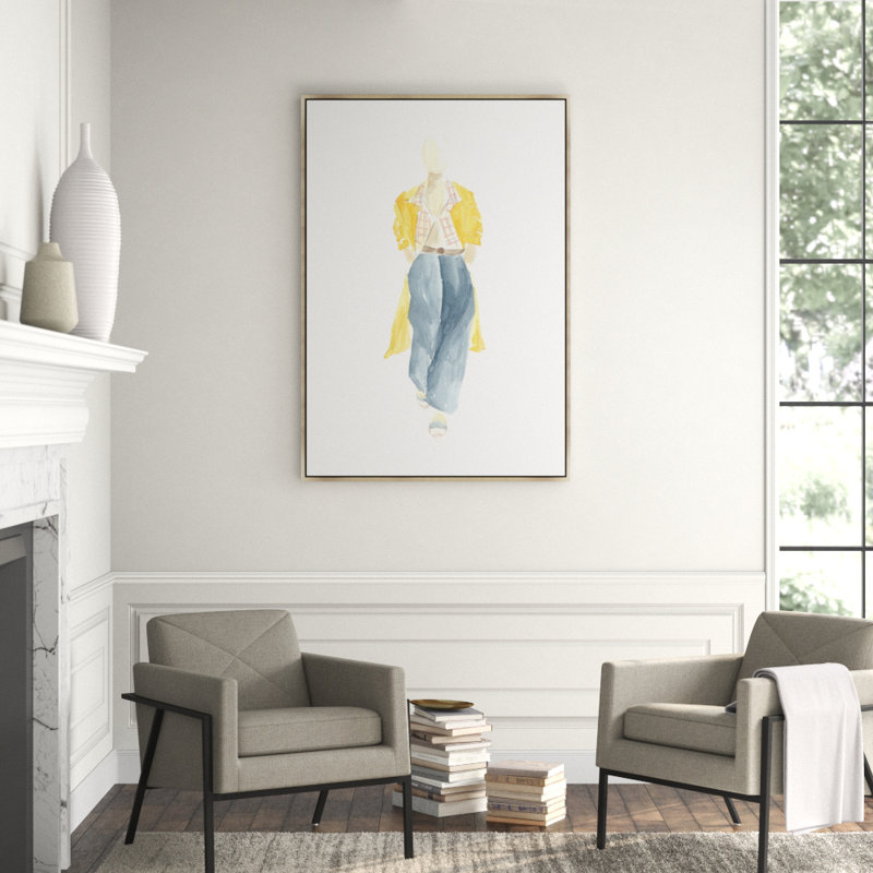 Style Me II Print by Helen Parker, 36.5" H x 25.5" W x 1.5" D, Image Brush Gel