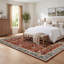 Tapis floral rétro vieilli-718525162-718525173