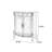 European Vintage Shoe Cabinet Side Cabinet 16 Pair Shoe Storage Cabinet