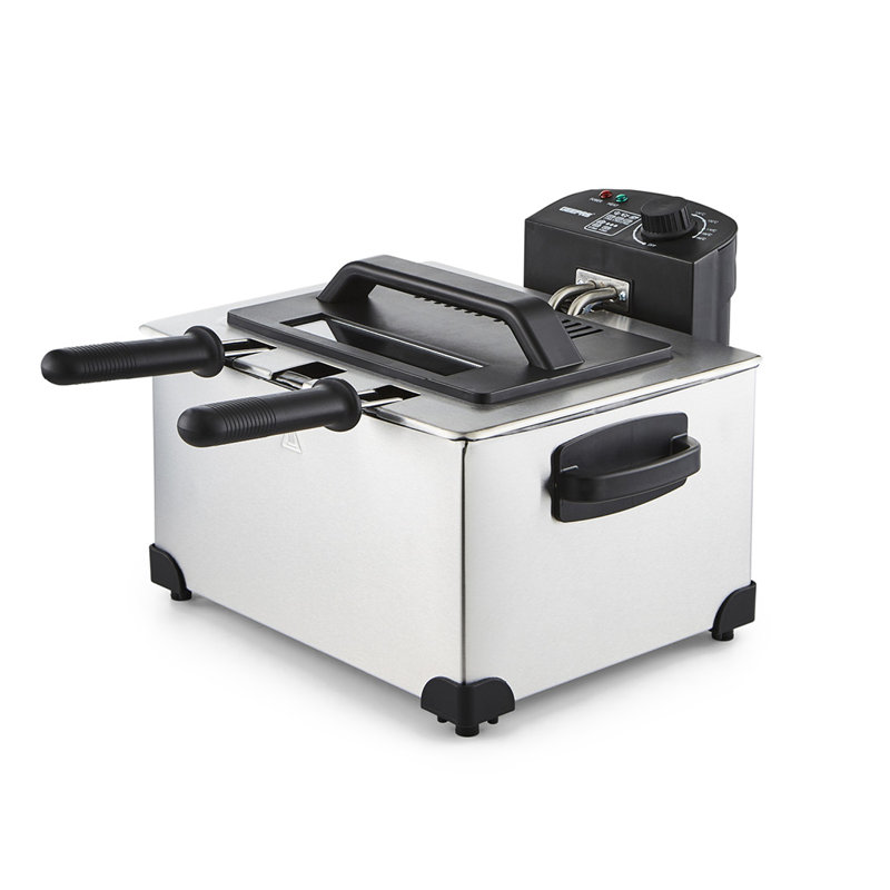 GEEPAS 5L Deep Fat Fryer with Triple Baskets 2000W
