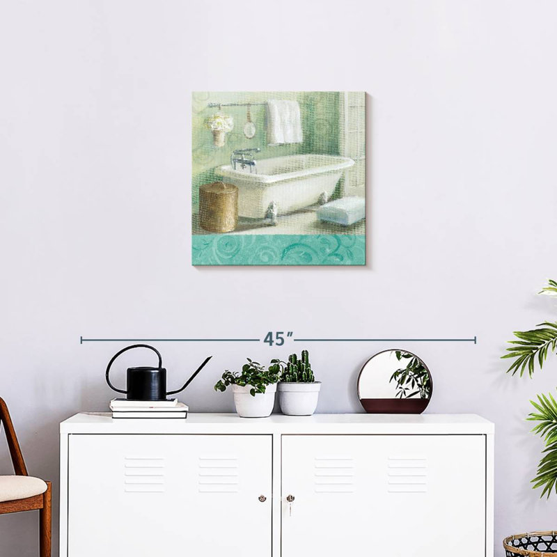 Refresh Bath Border I, 20" H x 20" W