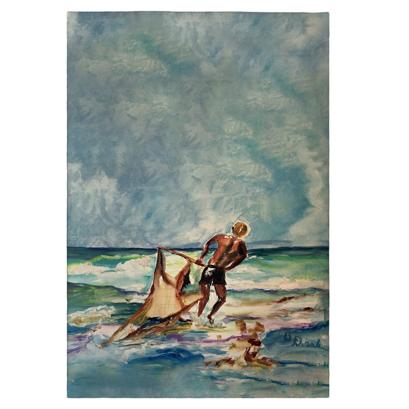 Serviette d'invité filet de pêche