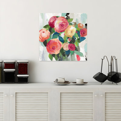 Love In Bloom Abstract Bold Vibrant Nature Flower Art