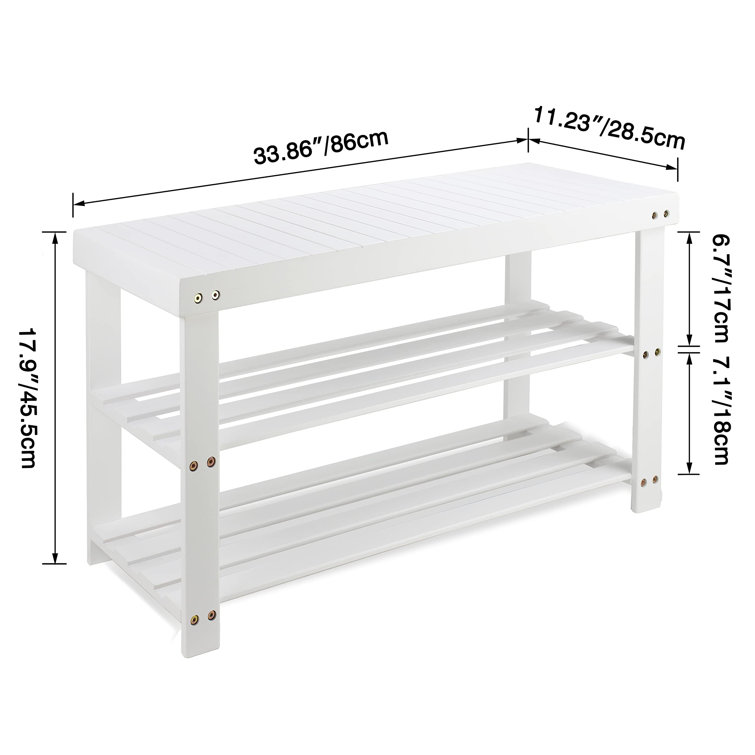 Rebrilliant 2 Tier Storage Bench | Wayfair.co.uk