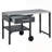 Foldable Outdoor Kitchen Cart With Prep Station, Portable BBQ Grill Cart, And Ample Storage For Backyard And Patio Use-51183255