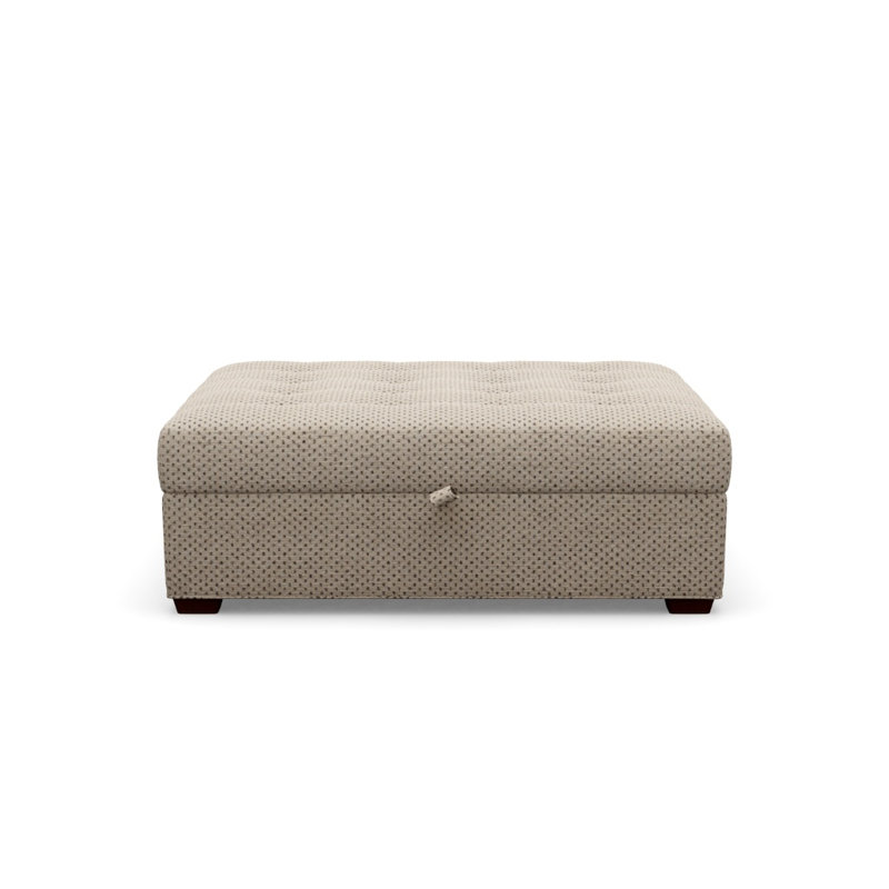 Baxter Square Ottoman, Sierra, Macrame 090626
