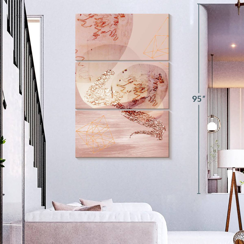 Scandi Abstract III, 38" H x 24" W