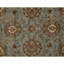 Hand Knotted Wool Oriental Area Rug in Light Blue And Ivory