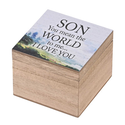 Jissell Manufactured Wood Memory Box