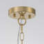 3 - Light 10" Pendant Light with Ribbed Glass Globe Shade